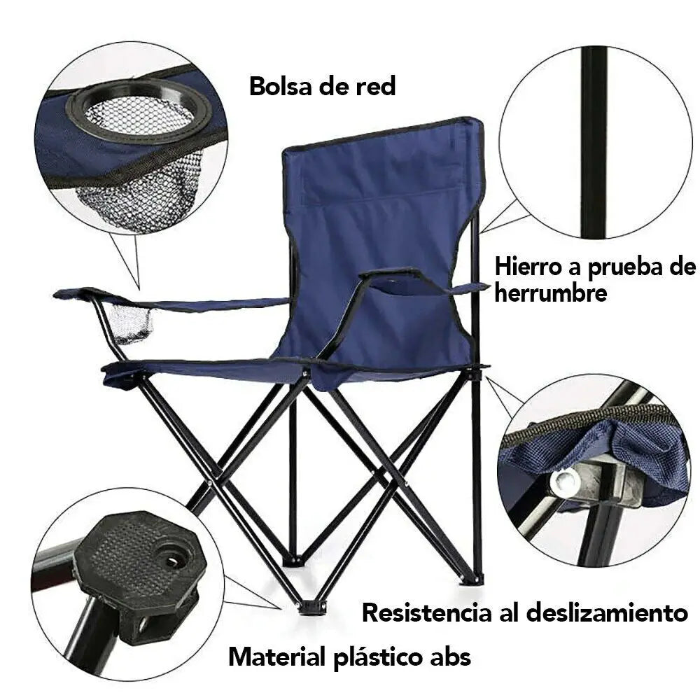 Silla Plegable de Acero GREATOOL