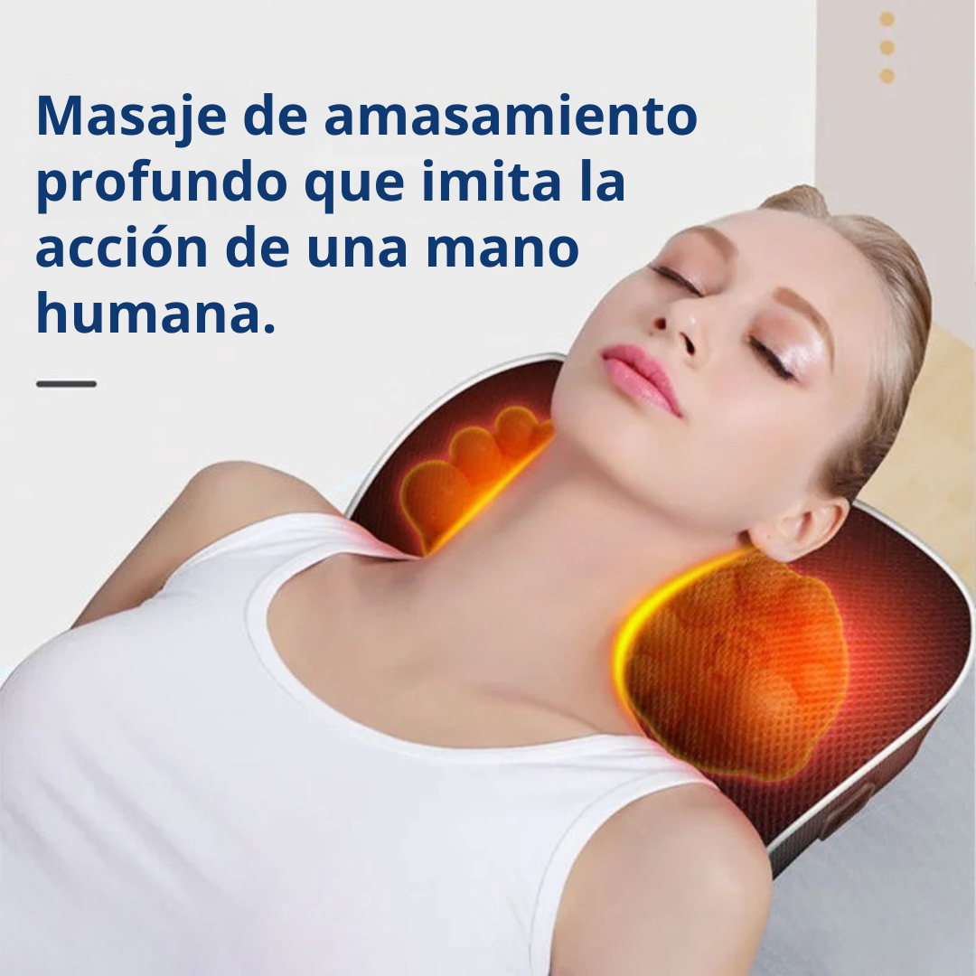 Masajeador Eléctrico Shiatsu para Cuello y Espalda con Calor y Vibración