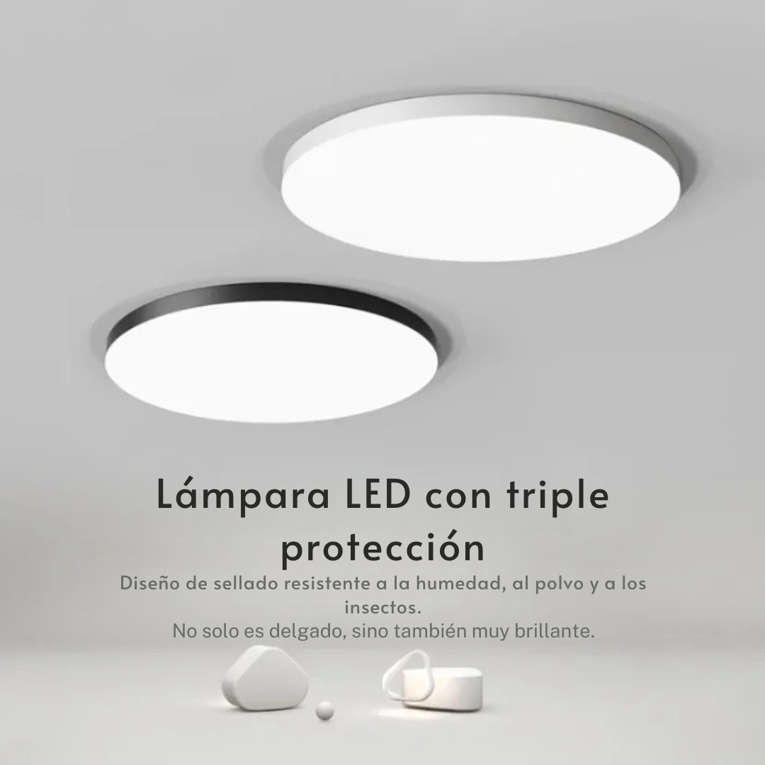 Lámpara de Techo LED 220V Impermeable y a Prueba de Polvo