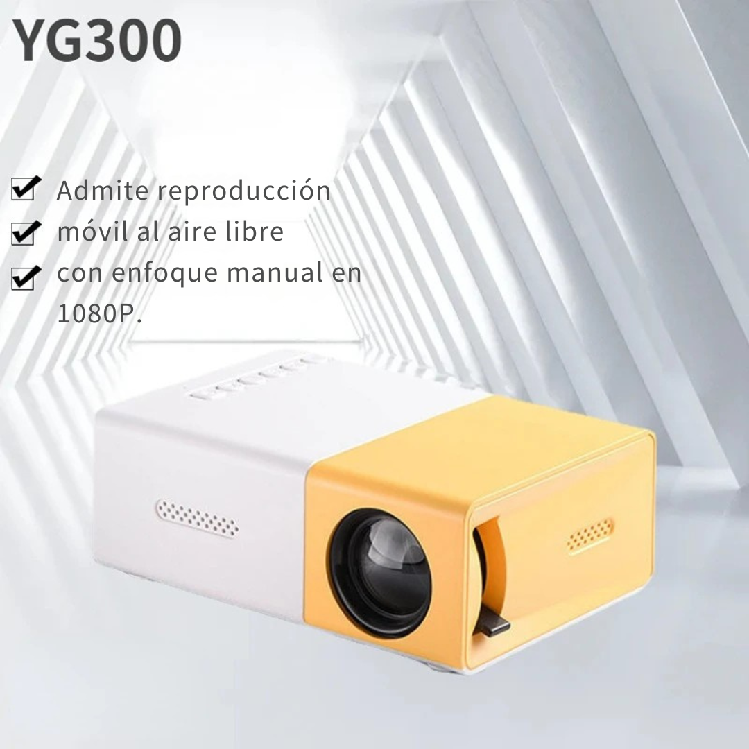 Proyector Mini YG300 Portátil con WiFi Portable