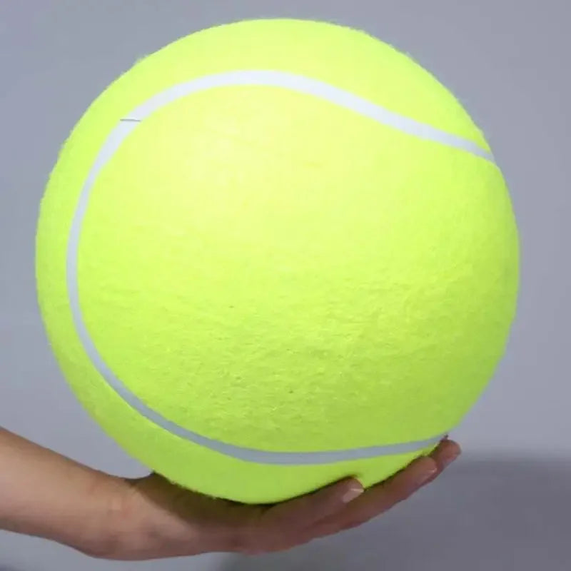 Pelota de Tenis Gigante para Perro – Juguete de Peluche Resistente para Masticar y Entrenamiento