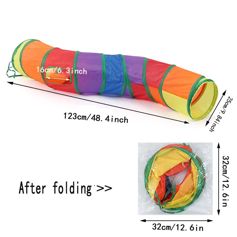 Juguete Túnel Plegable para Gatos