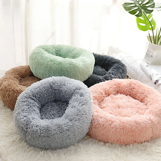 Cama para Mascotas de Invierno Suave y Acogedora