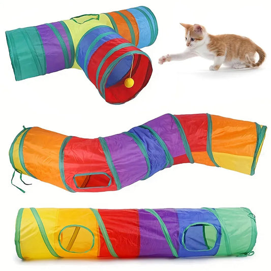 Juguete Túnel Plegable para Gatos