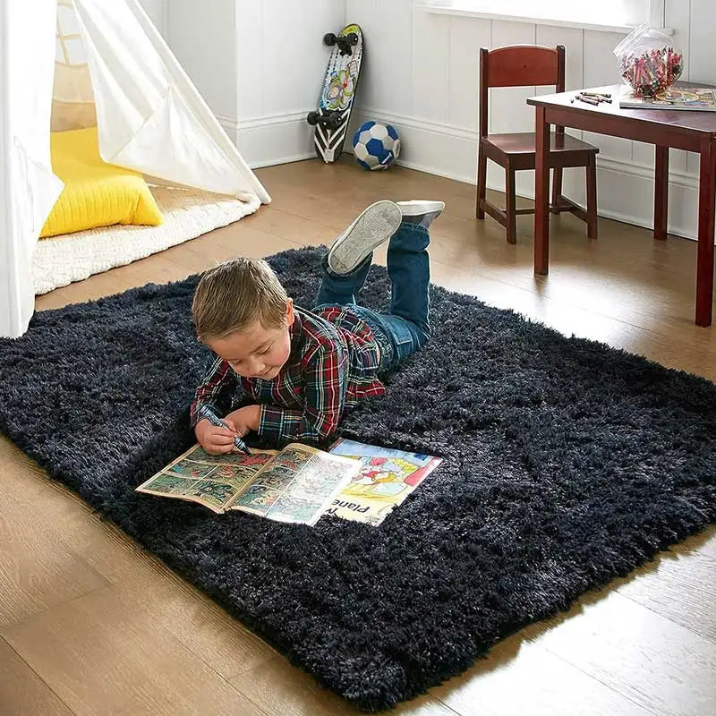 Alfombra de Felpa para Sala de Estar