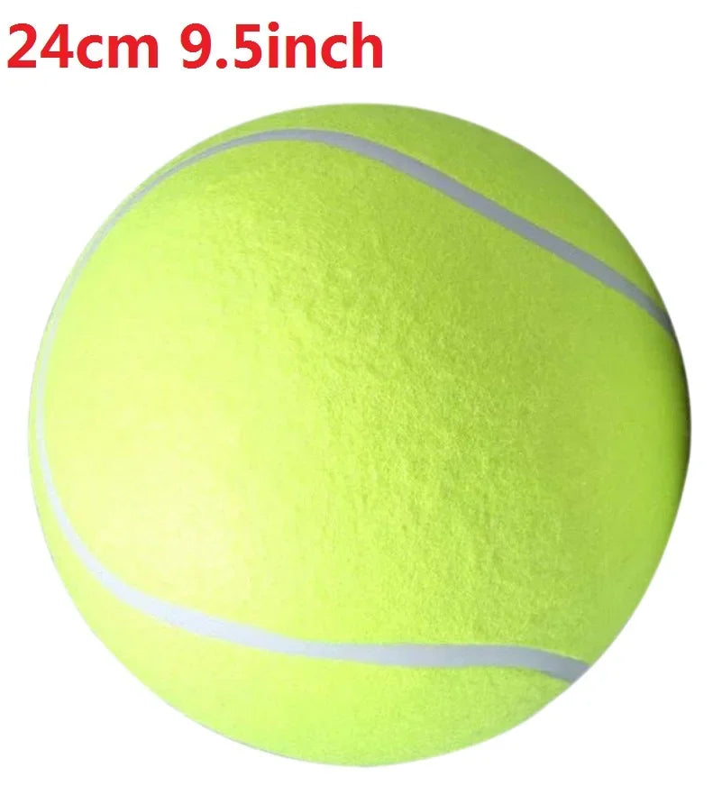 Pelota de Tenis Gigante para Perro – Juguete de Peluche Resistente para Masticar y Entrenamiento